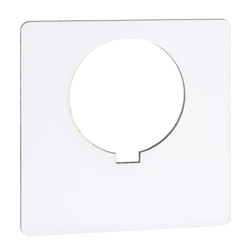 Schneider Electric - Bezeichnungsschild für Befehlsgeräte Bezeichnungsschild 9001KN100WP 57x57mm, neutral − 1 Stück