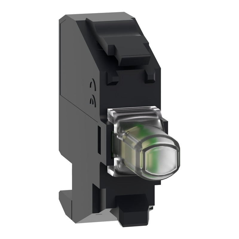 Schneider Electric - Lampenfassungsblock für Befehls- und Meldegeräte LED-Modul ZBVM14 230V ws − 5 Stück