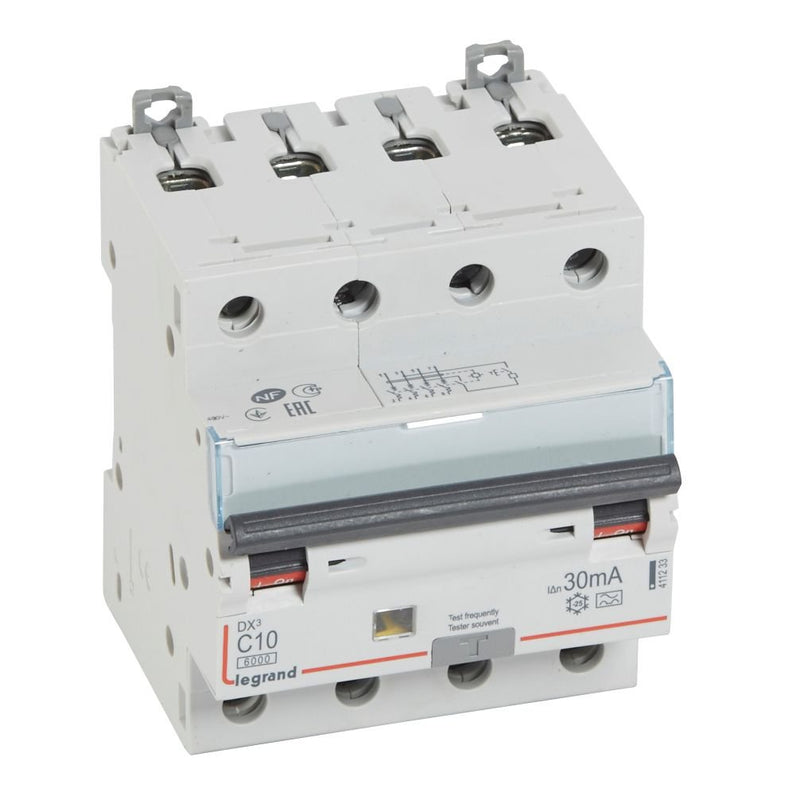 Legrand - Kombination FI-Schalter/Leitungsschutzschalter FI/LS-Schalter Legrand 411233 C-Charakt., 10A, 6kA