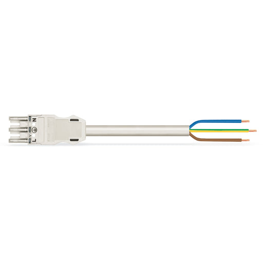 WAGO - Konfektionierte Leitung für steckbare Gebäudeinstallation Anschlussleitung 771-9993/106-102 3x1,5mmq weiss