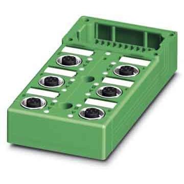 Phoenix Contact - Passiver Sensor-/Aktor-Verteiler (ohne Leitung) Sensor-/Aktor-Box SACB-6/ 6-L-C GG SCO Grundgehäuse