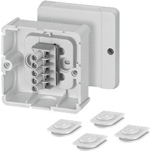 Hensel - Dose, Gehäuse für Montage auf der Wand/Decke Kabelabzweigkasten DP 9025 1,5-2,5qmm 3ph. 4qmm