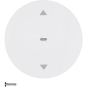 Berker - Bussystem-Tastwippe KNX-Funk Jalousie-Taste 85245239 polarweiß glänzend