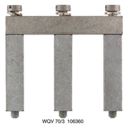 Weidmüller - Querverbinder/Brücker für Reihenklemme Querverbinder WQV 70/95/3 − 5 Stück