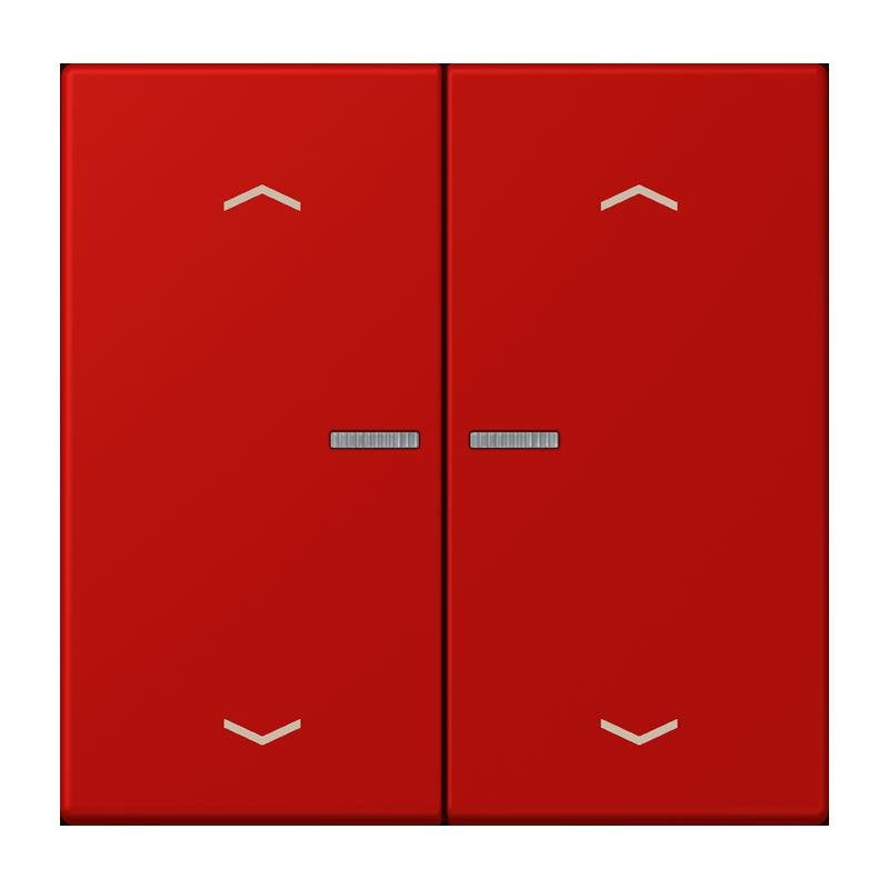 Jung - Bedienelement intelligent Taster mit Pfeilsymbolen BT LC 17102 P 227 rouge vermillon 31