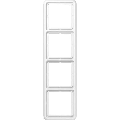 Jung - Abdeckrahmen Rahmen 4-fach aws CD 584 WW waage/senkrecht