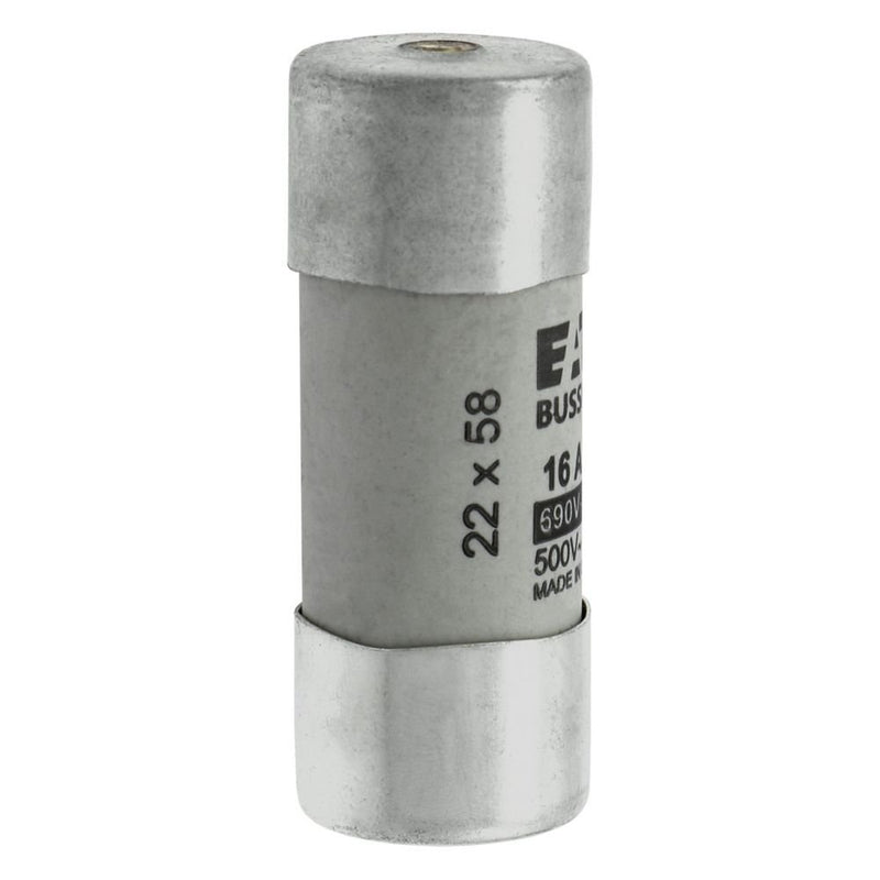 Eaton - Zylindrische Sicherung Sicherungseinsatz Nieders. CYL GG 22,#C22G16S 16A AC 690V 80kA − 10 Stück