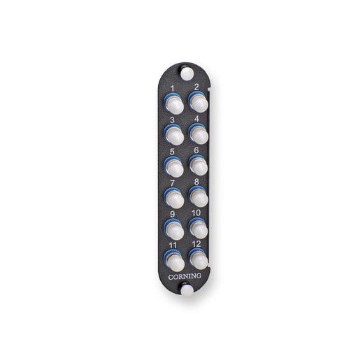 Corning - Moduleinsatz für Patchpanel LWL CCH Verteilerp.SM12Faser CCHE-CP12-19 m.12 Keramik Kupplun