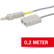 CobiNet - Fernmeldeleisten-Stecker Prüfschnur 2/1 116981 2/1, 2-polig