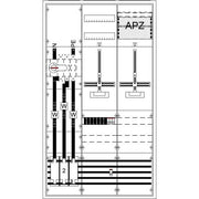 Striebel&John - Zähler-Komplettschrank Komplettschrank WA39KN1 mit Zählerkreuz