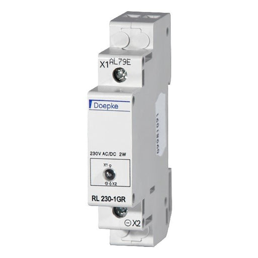 Doepke - Leuchtmelder Reiheneinbau Leuchtmelder RL 230-1GR grün
