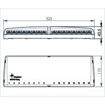 Telegärtner - Patchpanel Kupfer Mini-Verteiler TH35/AP 100007004 MPD16-HS K, Cat.6A