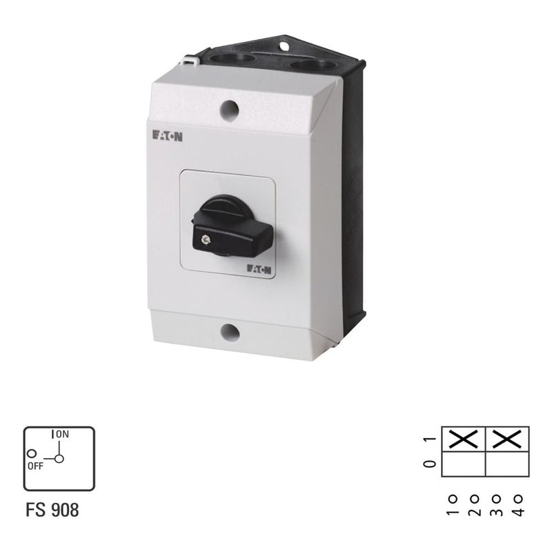 Eaton - Lasttrennschalter EIN-AUS-Schalter T3-1-102/I2 T3 32A Aufbau