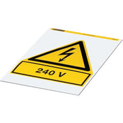 Phoenix Contact - Warn-/Hinweisschild Warnschild PML-W205 (200X200) − 5 Stück