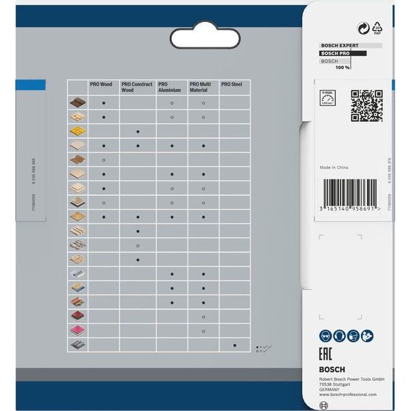 Bosch - Kreissägeblatt PRO Steel cordless 2608837747 Kreissägeblatt 140 x