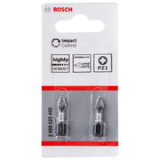Bosch - Bit PRO Pozidriv Impact Bit, 2608522400 PZ1, 25 mm, 2-tlg
