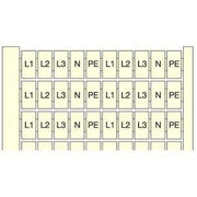 Krüger-Werke - Klemmenmarkierung Beschriftung RC610-L1-2-3-N-PE
