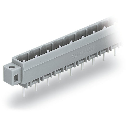 WAGO - Leiterplattensteckverbinder THT-Stiftleiste Lötstift 231-240/040-000 1,0x1,0,gerade,grau − 25 Stück