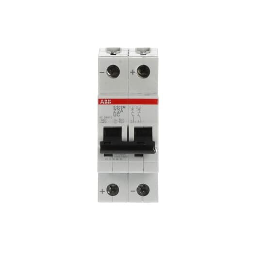 ABB Stotz S&J - Leitungsschutzschalter Sicherungsautomat S202M-Z2UC 10 kA, 2 A, 2P