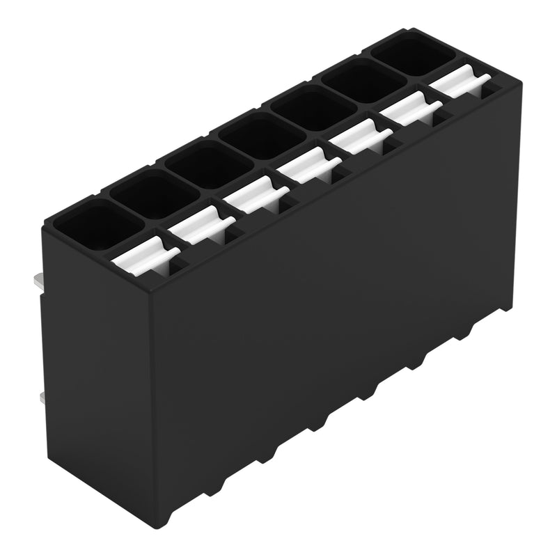 WAGO - Leiterplattenklemme THR-Leiterplattenklemme 2086-1207/997-607 Drücker,1,5mm²,sw − 1660 Stück
