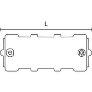 HellermannTyton - Verbindungs-/Übergangsmuffe Gel-Kabelgarnitur Relilight #435-01656 V41.5P1PA66V0SIRBK10