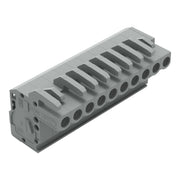 WAGO - Kabelsteckverbinder für Leiterplattensteckverbinder 1-Leiter Federleiste 232-110/026-000 CAGECLAMP 2,5mm²,gr − 50 Stück