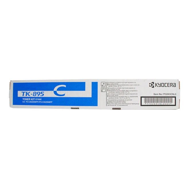 Kyocera - Verbrauchsmaterial für Telefax/Drucker/MFC Lasertoner TK-895C cy 6.000 Seiten,cyan