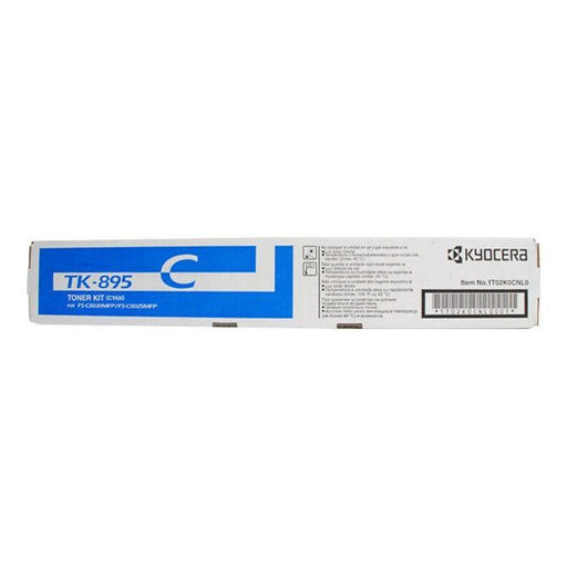 Kyocera - Verbrauchsmaterial für Telefax/Drucker/MFC Lasertoner TK-895C cy 6.000 Seiten,cyan