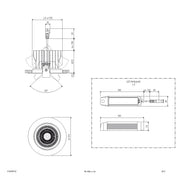 EVN Lichttechnik - Downlight/Strahler/Flutlicht LED-Einbauleuchte PC20400102 3000K weiß