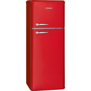 Bomann DA - Kühlschrank Retro-Doppeltür-Kühlgerät DTR 353.1 rt 55cm,208L