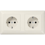 Jung - Steckdose Kanal-SCHUKO-Steckdose AS 1522 BF 2-fach16A 250V