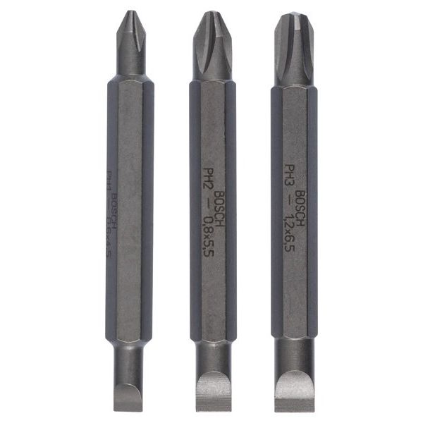 Bosch - Bit-Set Doppelklingenbit-Set, 2607001746 3-teilig S0,6x4,5