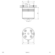 EVN Lichttechnik - Downlight/Strahler/Flutlicht HV AB-Leuchte 753 801 ws 50W 230V GU10