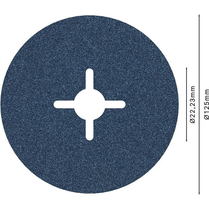 Bosch - Trenn-/Schleifscheibe PRO R574 Fiberscheibe, 2608606735 125 mm, G100