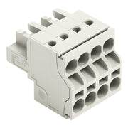 WAGO - Kabelsteckverbinder für Leiterplattensteckverbinder 2-Leiter-Federleiste 721-2104/026-000 CAGECLAMP,2,5mm²,lgr − 100 Stück