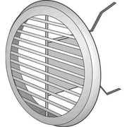 Helios Ventilatoren - Außenluftgitter Lüftungsgitter LGK 150 Kunststoff DN125-150 − 6 Stück