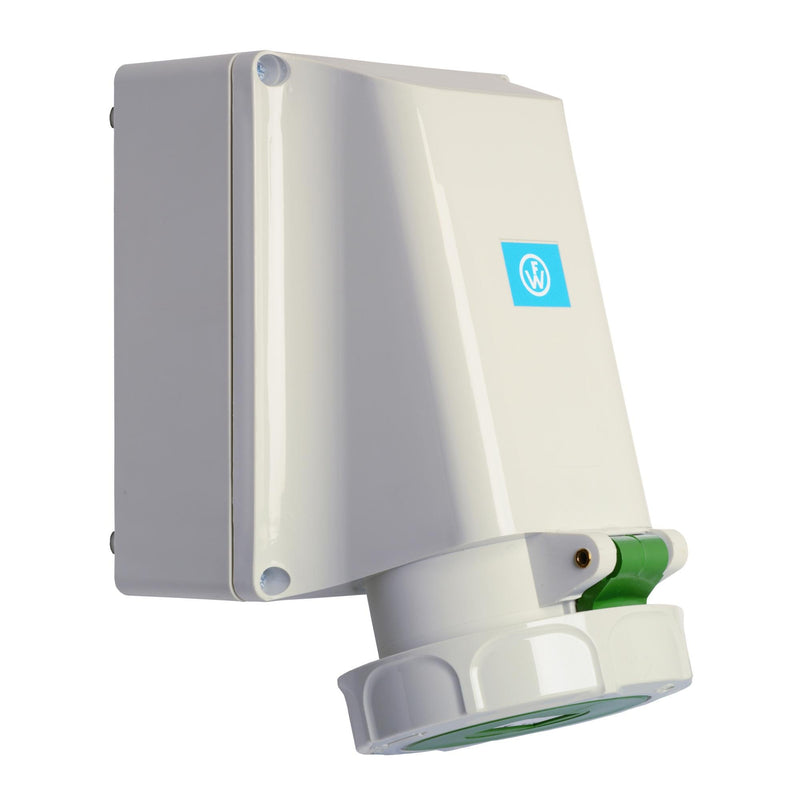 Walther Werke - CEE-Steckdose (IEC 60309) Wandsteckdose 63A 169410 4P >50-500V 10h IP67 − 1 Stück