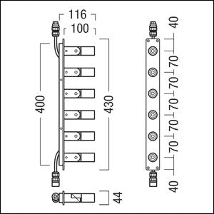 Zumtobel Group - Wegeleuchte Rohrleuchte SUSY CL 6P #42185394 4000K