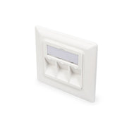 DIGITUS - Einsatz/Abdeckung für Kommunikationstechnik Leerdose DN-93821