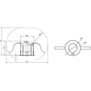 Theben - Bussystem-Bewegungsmelder Präsenzmelder PlanoSpot360KNXDE WH f. Deckenmontage