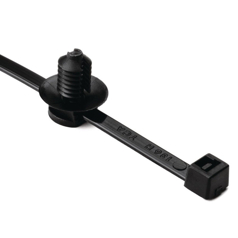 HellermannTyton - Kabelbinder Befestigungsbinder T80IFT6LG-MC5-BK-D1 300x4,7 − 500 Stück