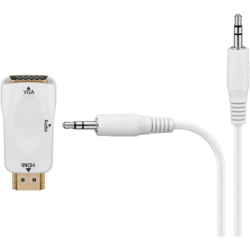 Goobay - Kommunikationstechnik-Adapter HDMI-/VGA-Adapter 44793 Bu(TypA)/VGABu