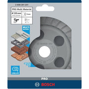 Bosch - Trenn-/Schleifscheibe PRO Multi Material 2608201231 Topfscheibe 5 x 125