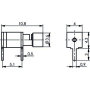 Telegärtner - Koax-Steckverbinder Kabelwinkelanschluß LPT SN 100021309 G7 (RG316/U) − 5 Stück