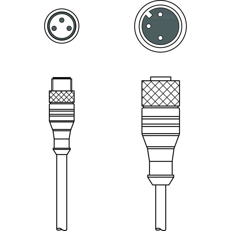 Leuze - Konfektioniertes Sensor-Aktor-Kabel Verbindungsleitung KDS UM83AM123AP1015 − 1 Stück