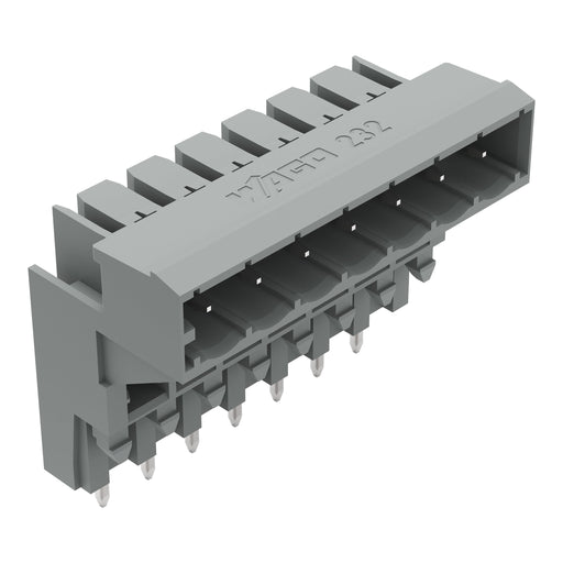 WAGO - Leiterplattensteckverbinder THT-Aufstock-Stiftleiste 232-337 1,0x1,0,abgew.,gr − 50 Stück