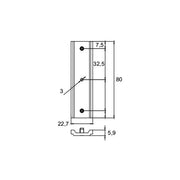 Brumberg Leuchten - Mechanisches Zubehör/Ersatzteile für Leuchten Stabilisierungsplatte 88488600