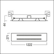 Zumtobel Group - Decken - /Wandleuchte Refurbishment Kit LEFEB2/54 #42189994 840