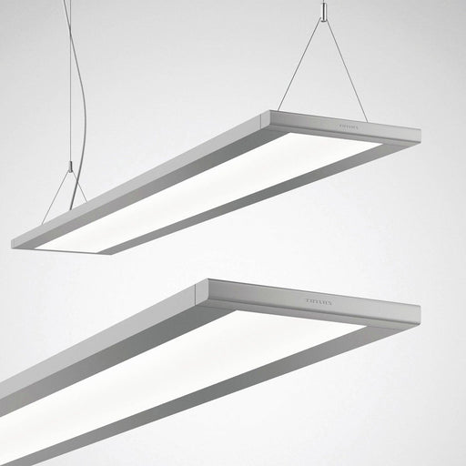 Trilux - Pendelleuchte LED - Hängeleuchte Luceos D/H1 #8233451 840, DALI, silber
