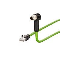 Metz Connect - Patchkabel Kupfer Industrie Verbindungsleitung 142M2X59150 M12, 15m, RJ45 − 10 Stück